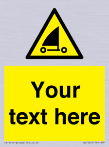 Custom Warning sand yachting